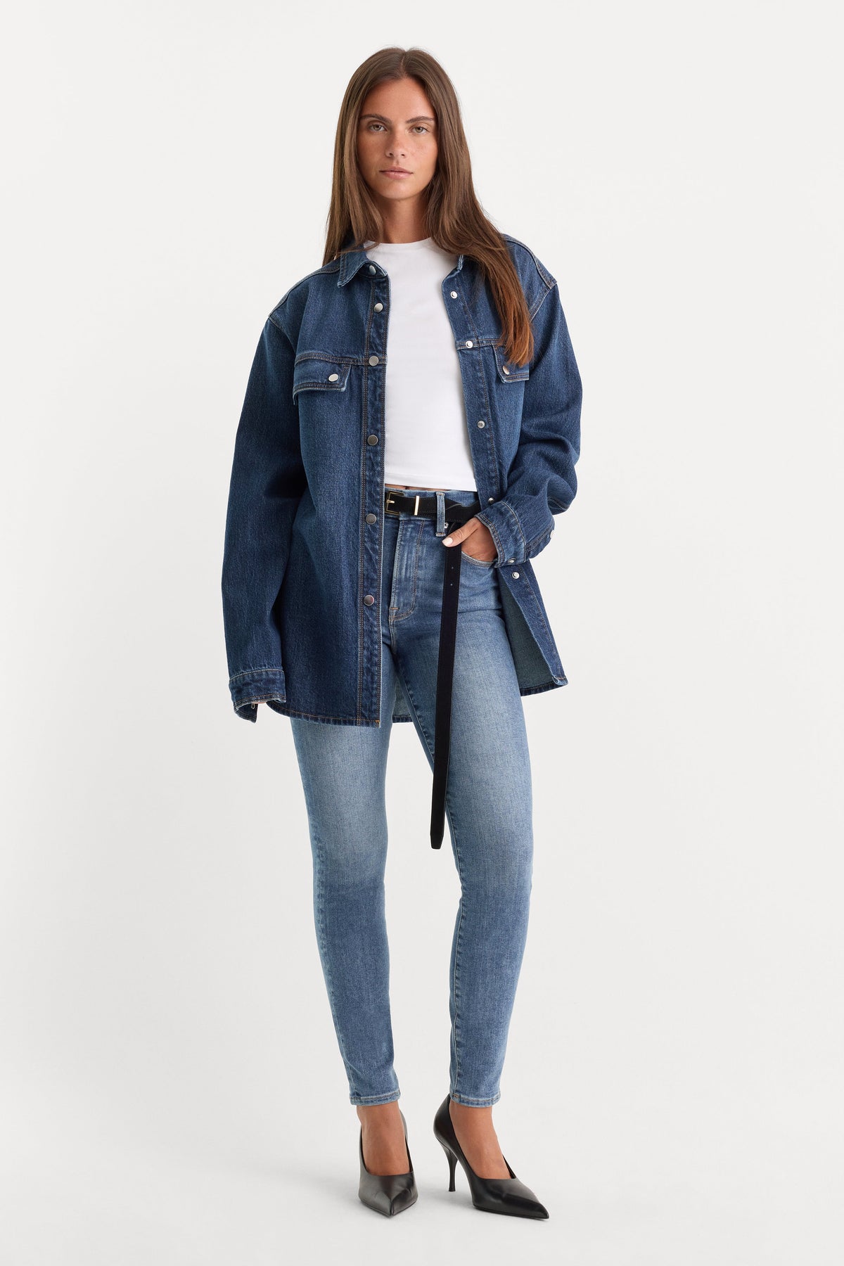 Premium ALWAYS FITS GOOD LEGS SKINNY JEANS INDIGO316