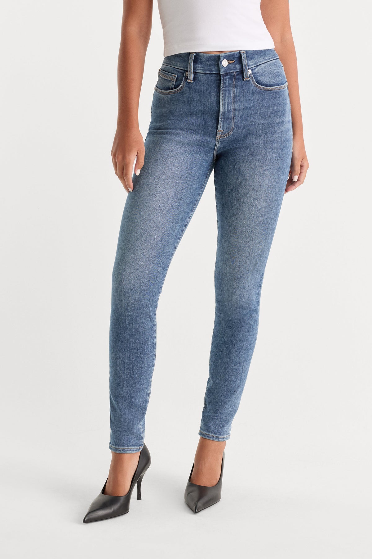 Premium ALWAYS FITS GOOD LEGS SKINNY JEANS INDIGO316
