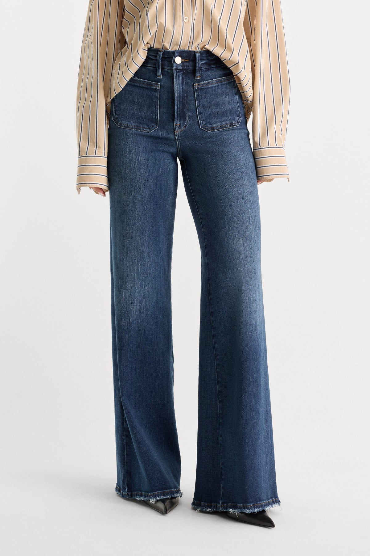 Premium SOFT TECH GOOD WAIST PALAZZO JEANSINDIGO511