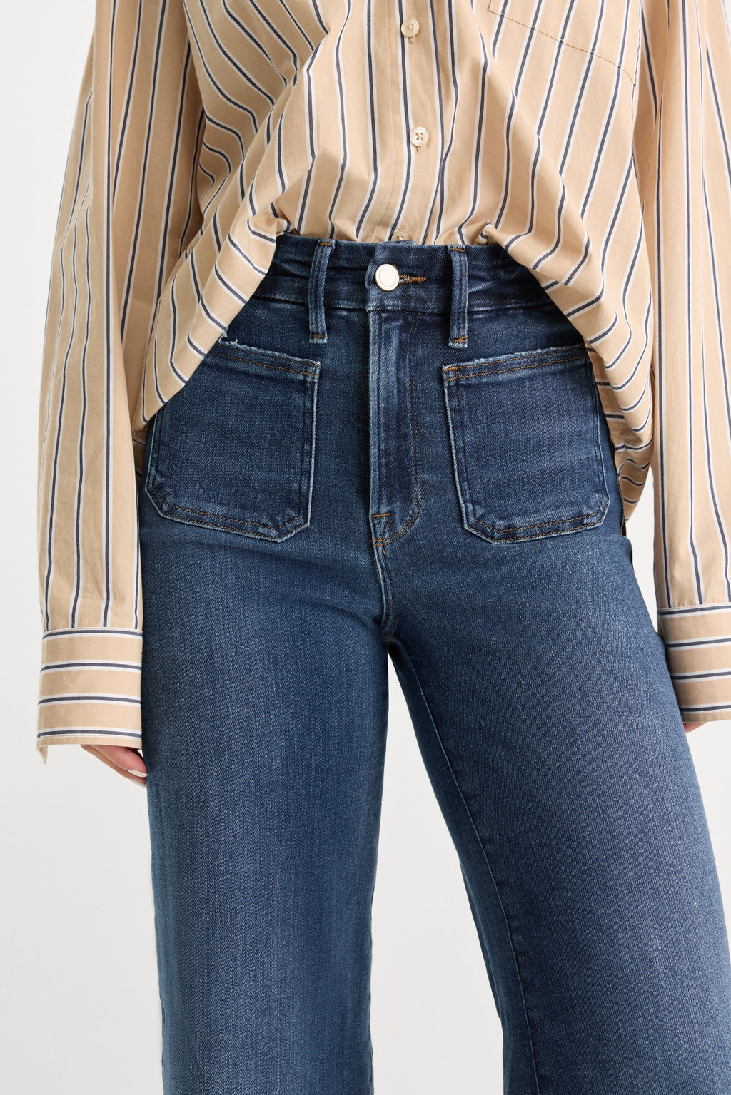 Premium SOFT TECH GOOD WAIST PALAZZO JEANSINDIGO511