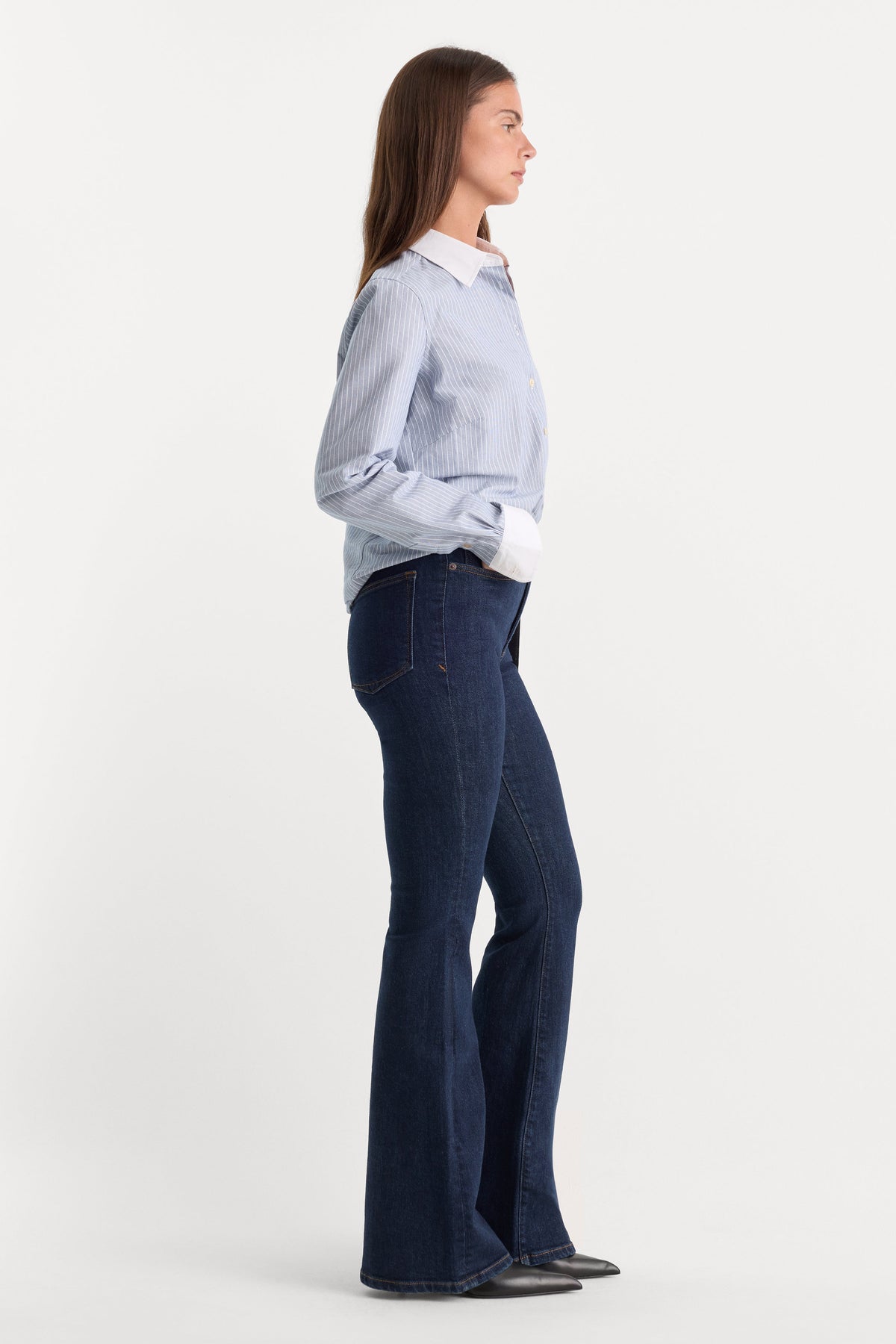 Premium GOOD LEGS FLARE JEANS INDIGO1153