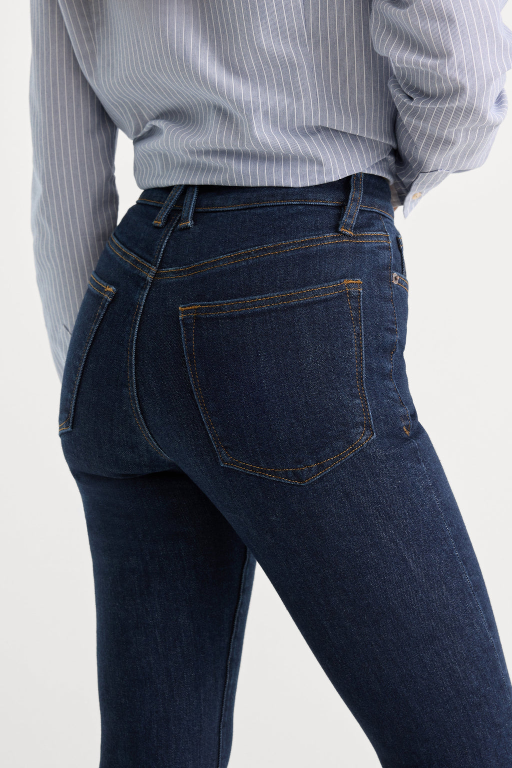Premium GOOD LEGS FLARE JEANS INDIGO1153