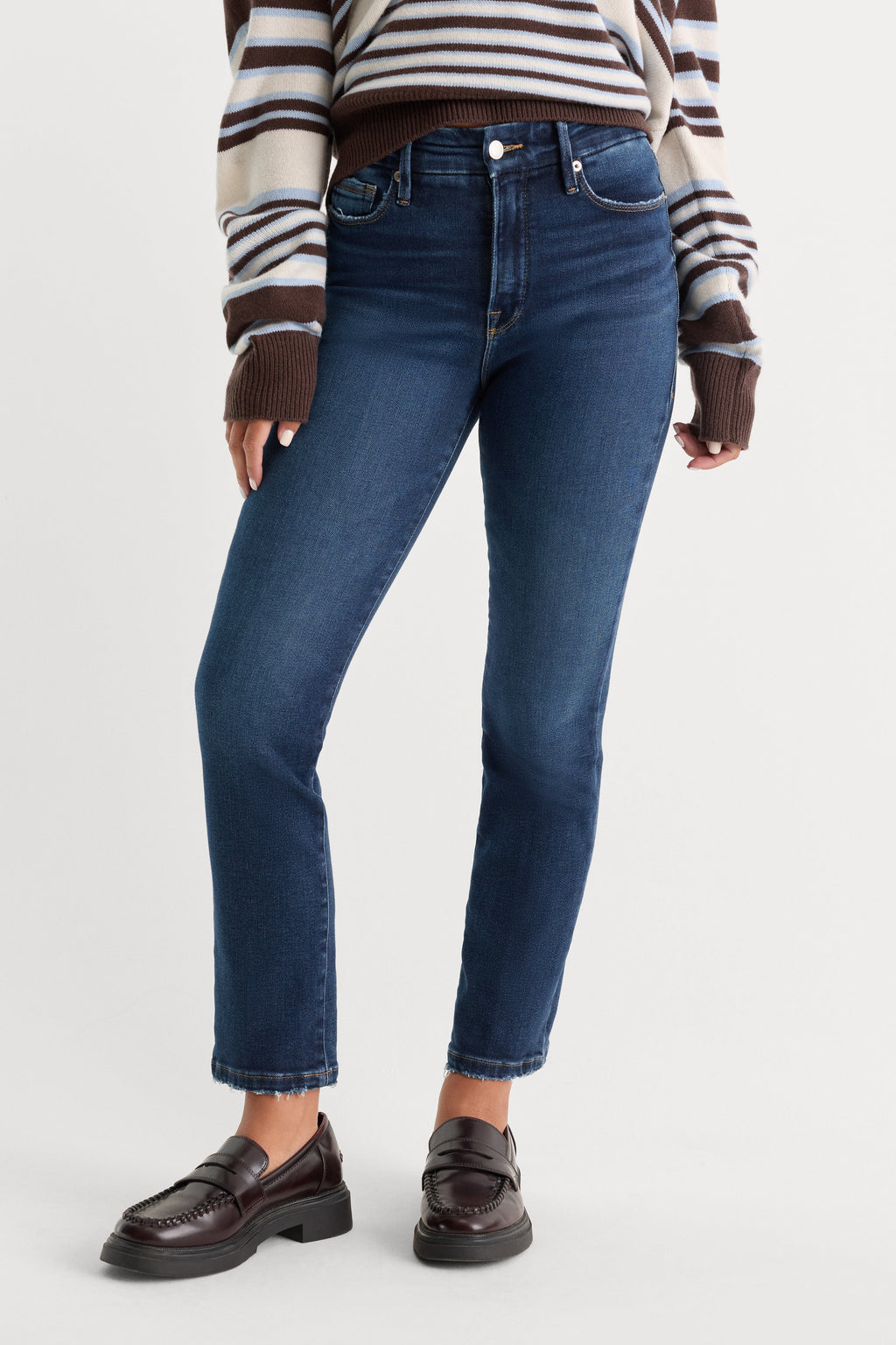 Premium SOFT TECH GOOD LEGS STRAIGHT JEANS INDIGO511