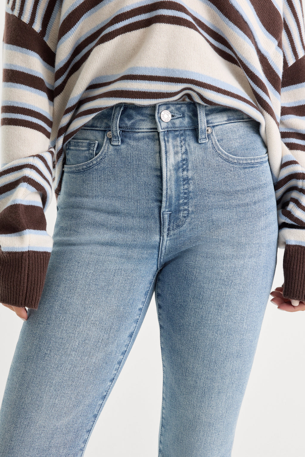 Premium GOOD LEGS FLARE JEANS INDIGO1154