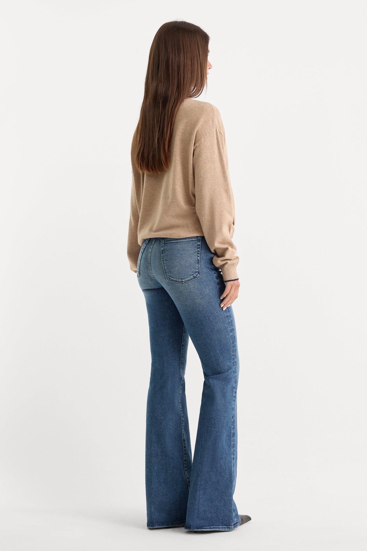 Premium ALWAYS FITS GOOD LEGS FLARE JEANS INDIGO1071