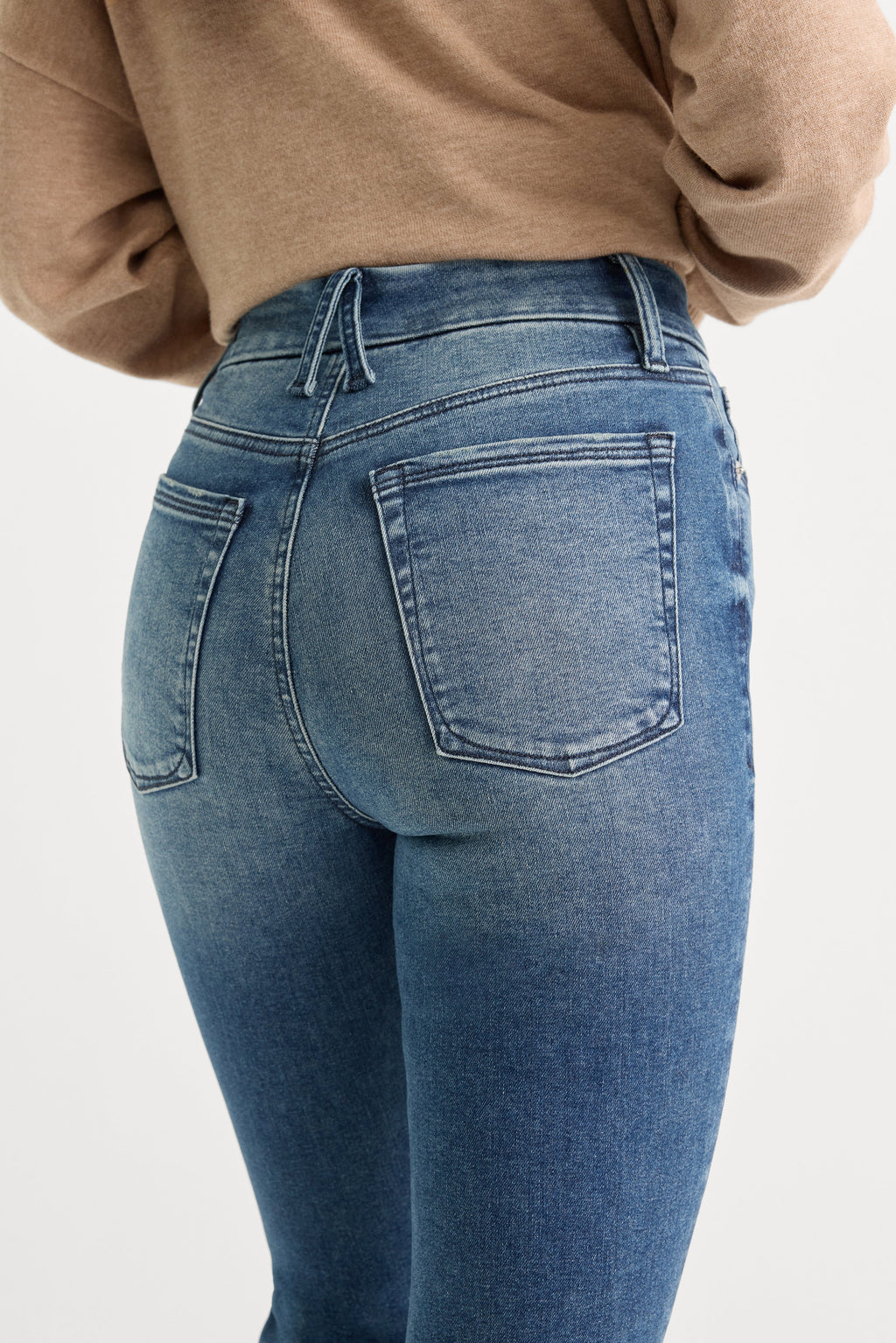 Premium ALWAYS FITS GOOD LEGS FLARE JEANS INDIGO1071