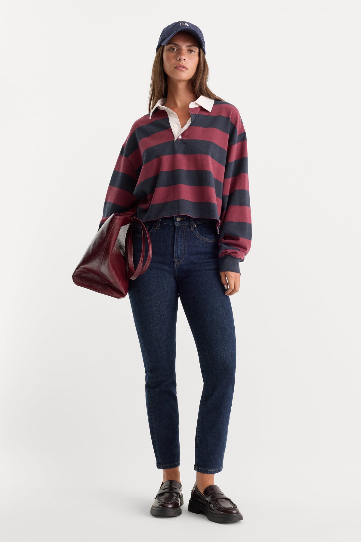 Premium GOOD LEGS STRAIGHT JEANS INDIGO1153