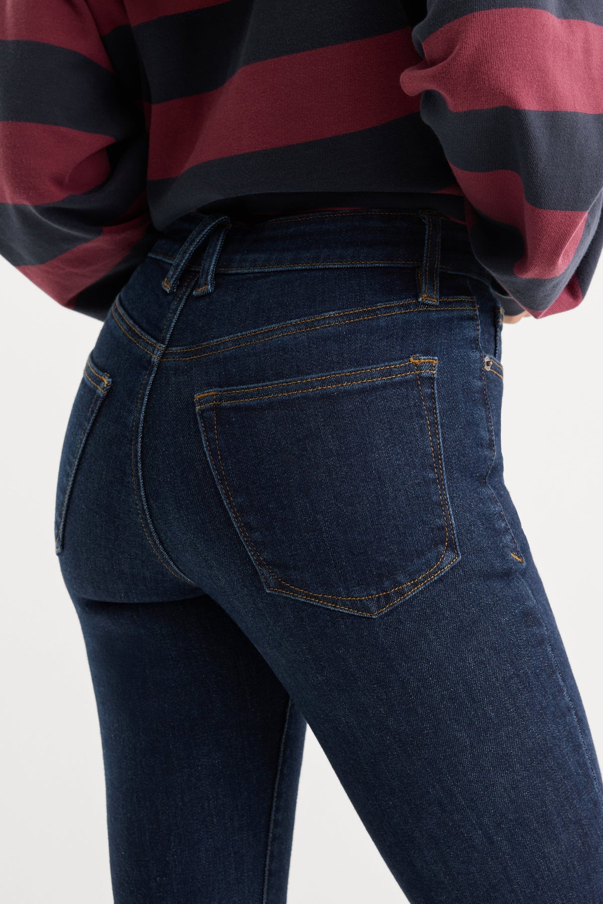 Premium GOOD LEGS STRAIGHT JEANS INDIGO1153