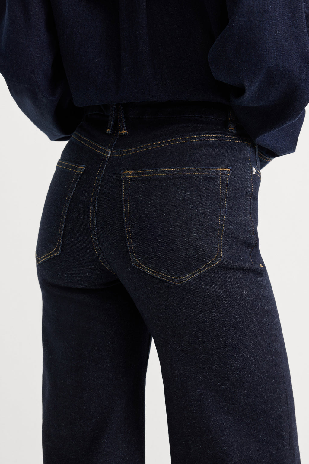 Premium ALWAYS FITS SLIM PALAZZO JEANS DENETHIC BLUE