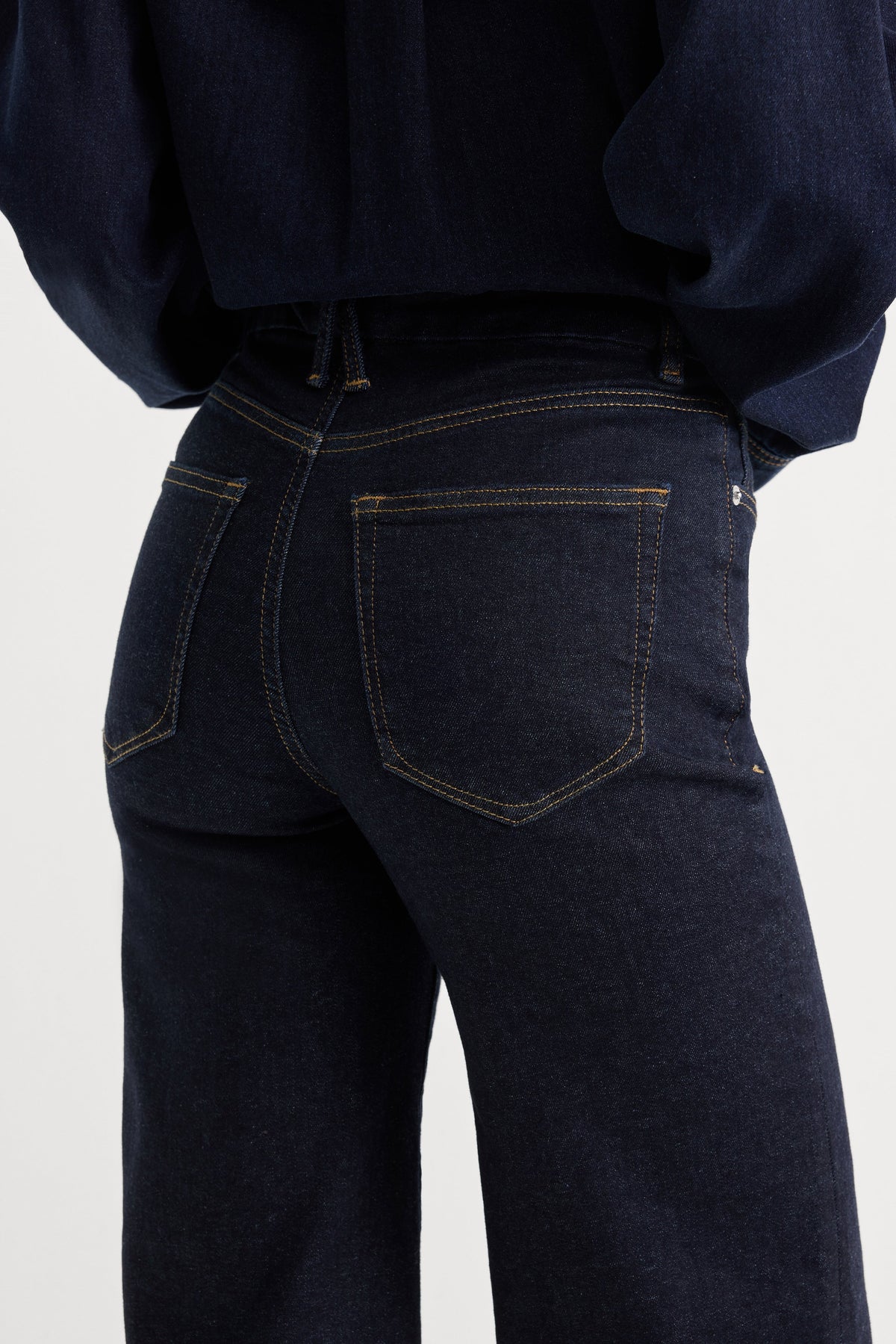 Premium ALWAYS FITS SLIM PALAZZO JEANS DENETHIC BLUE