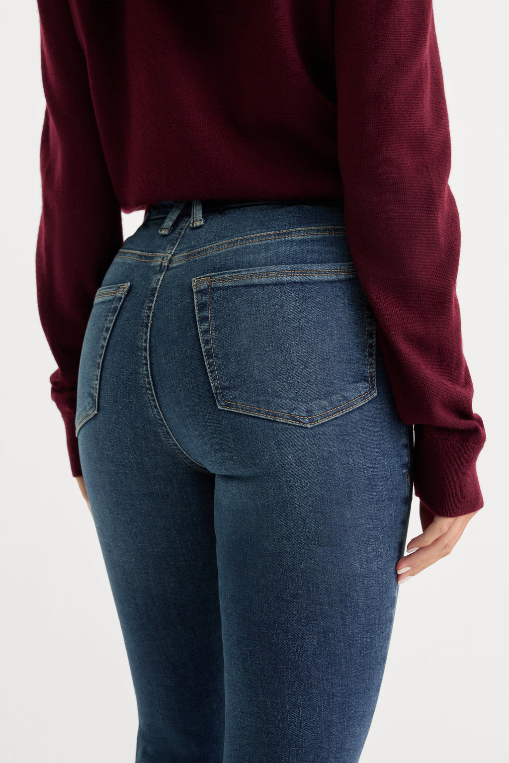 Premium GOOD LEGS FLARE JEANS BLUE004