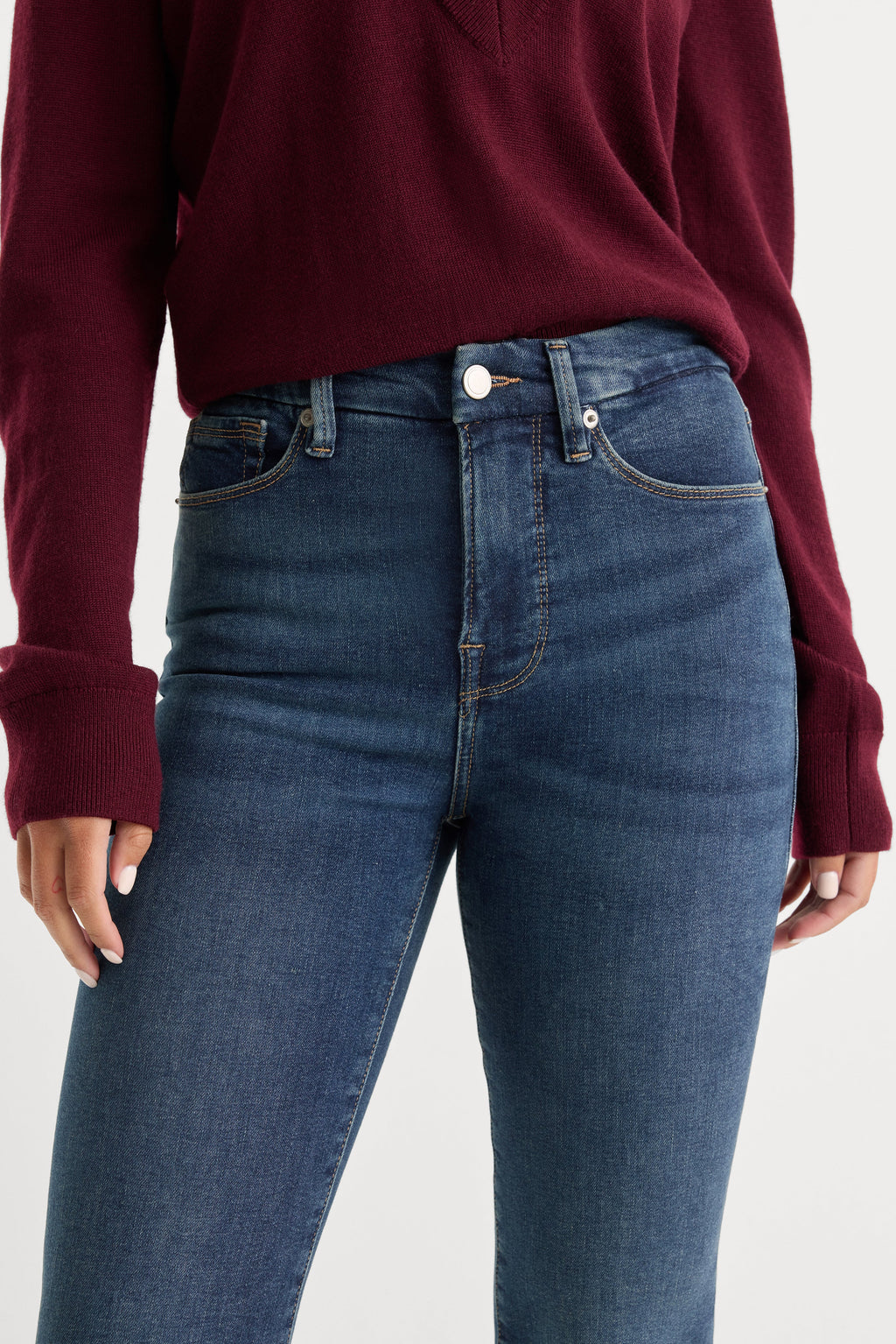 Premium GOOD LEGS FLARE JEANS BLUE004