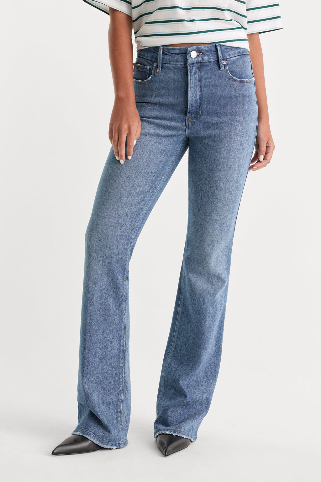 Premium SOFT TECH GOOD CLASSIC BOOTCUT JEANS INDIGO627