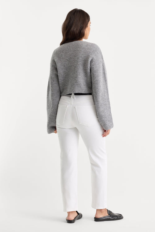 Premium ALWAYS FITS GOOD LEGS STRAIGHT JEANS WHITE001