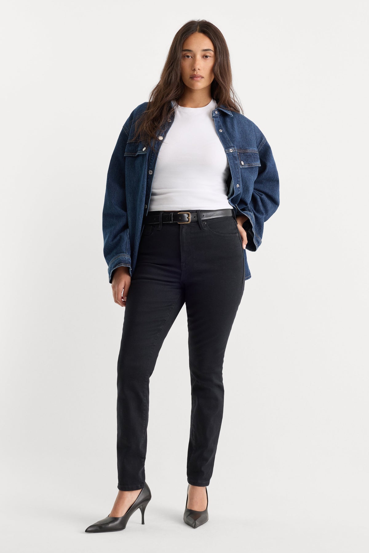 Premium ALWAYS FITS GOOD LEGS SKINNY JEANS BLACK165