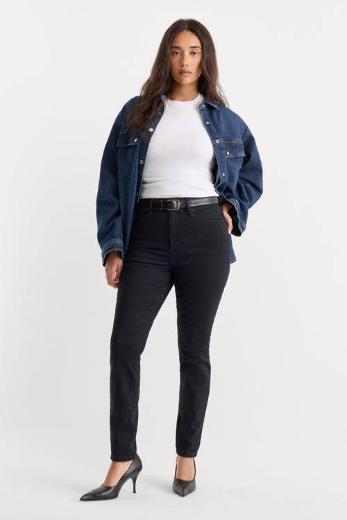 Premium ALWAYS FITS GOOD LEGS SKINNY JEANS BLACK165