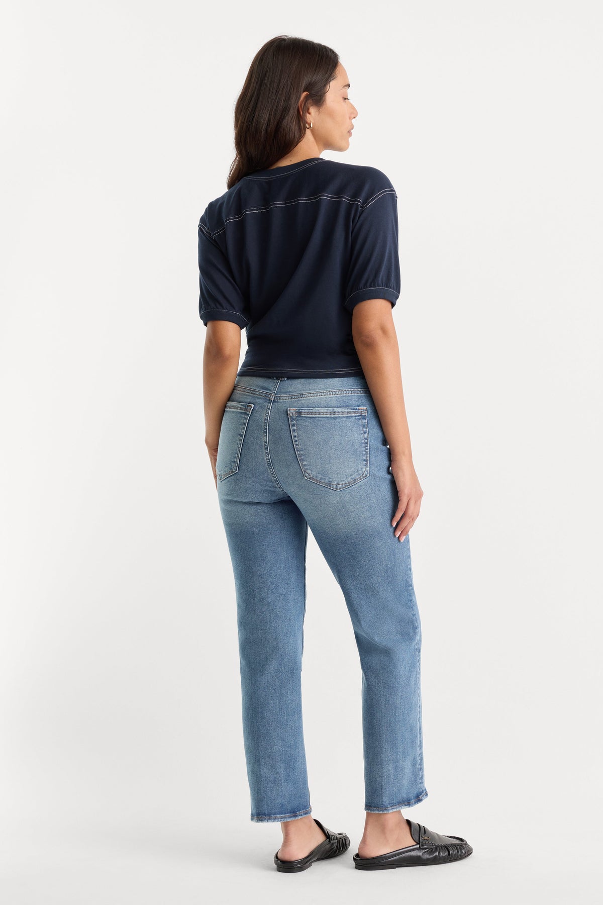 Premium ALWAYS FITS GOOD LEGS STRAIGHT JEANS INDIGO316