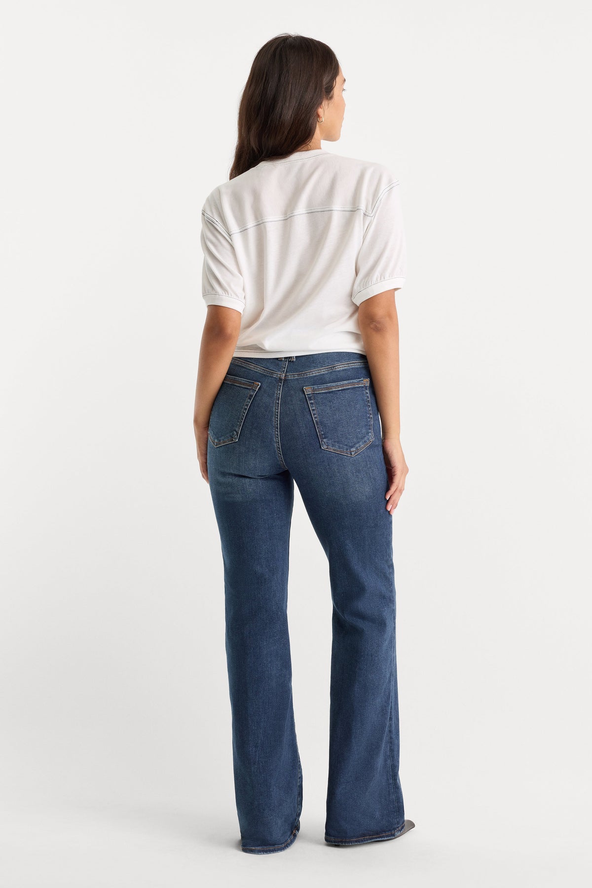Premium ALWAYS FITS GOOD CLASSIC BOOTCUT JEANS INDIGO446