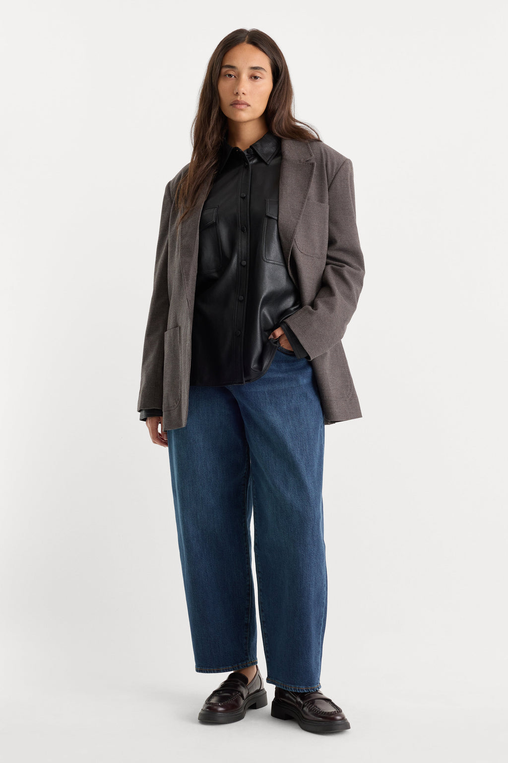 Premium VINTAGE BARREL ANKLE JEANS MERIDIAN