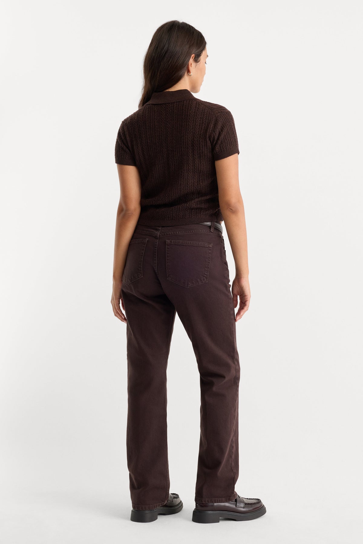 Premium VINTAGE STRAIGHT JEANS ESPRESSO