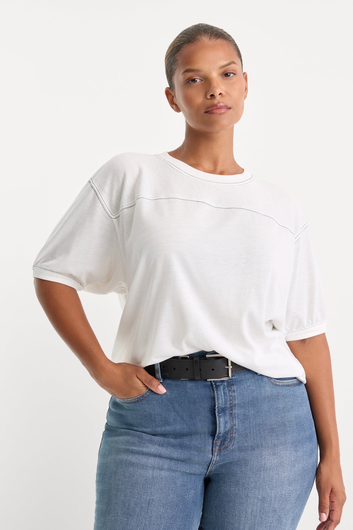 Premium THE GYM TEE CHALK