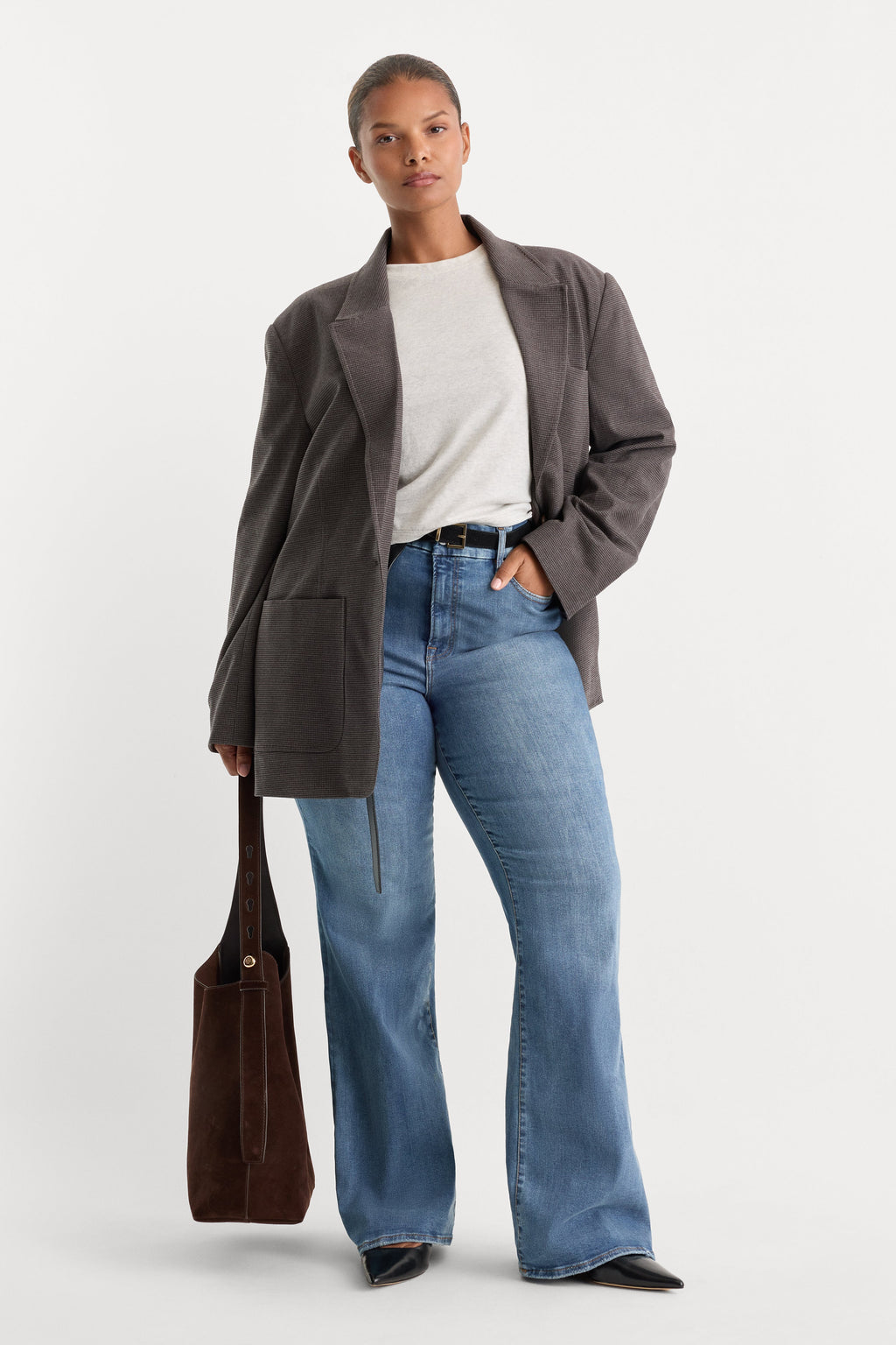 Premium ALWAYS FITS GOOD CLASSIC BOOTCUT JEANS INDIGO316