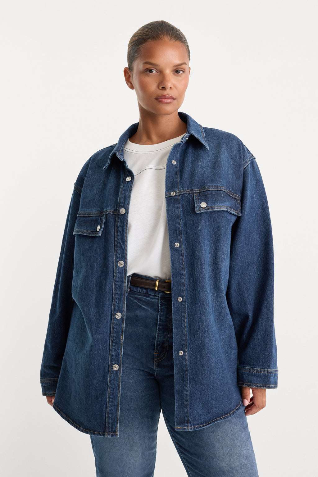 Premium THE DENIM OVERSHIRT BOUNCE