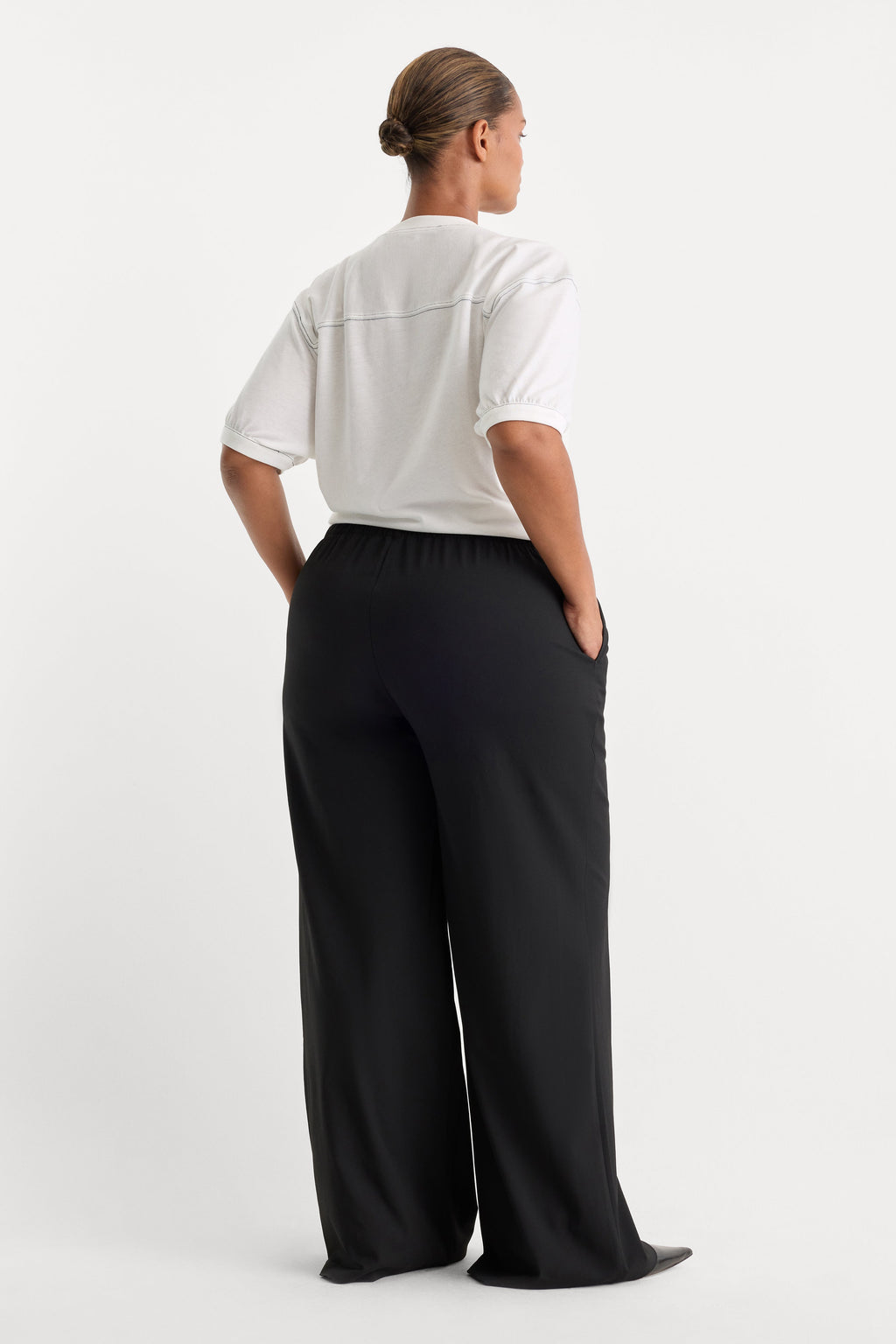 Premium THE PULL ON TROUSER BLACK001