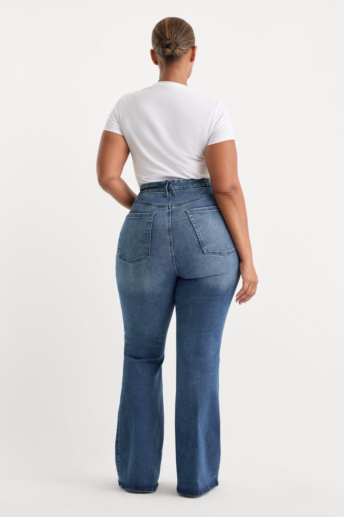 Premium ALWAYS FITS GOOD LEGS FLARE JEANS INDIGO1071