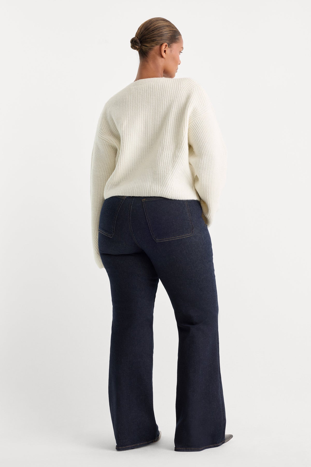 Premium ALWAYS FITS PATCH POCKET GOOD CLASSIC BOOTCUT JEANS DENETHICBLUE04