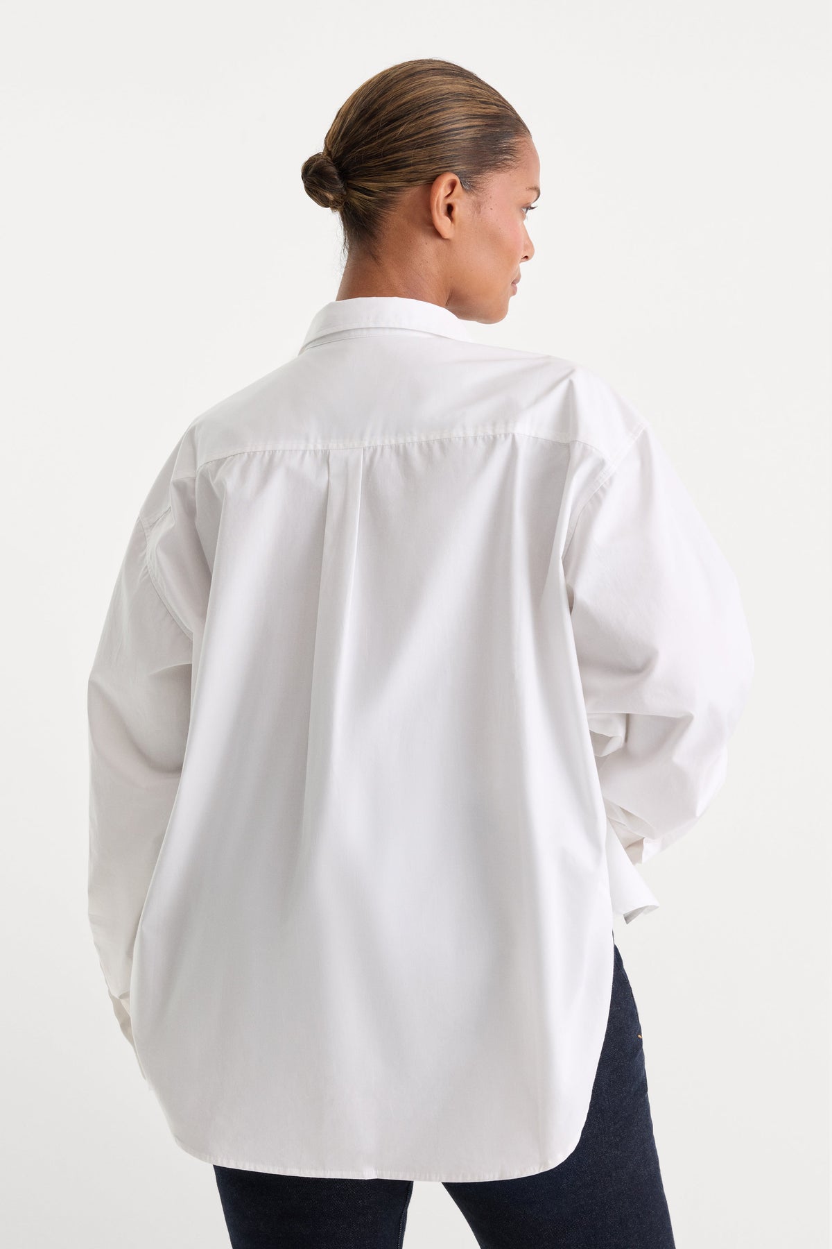 Premium THE POPLIN EASY SHIRT WHITE