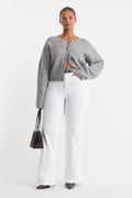 Premium ALWAYS FITS GOOD CLASSIC BOOTCUT JEANS WHITE