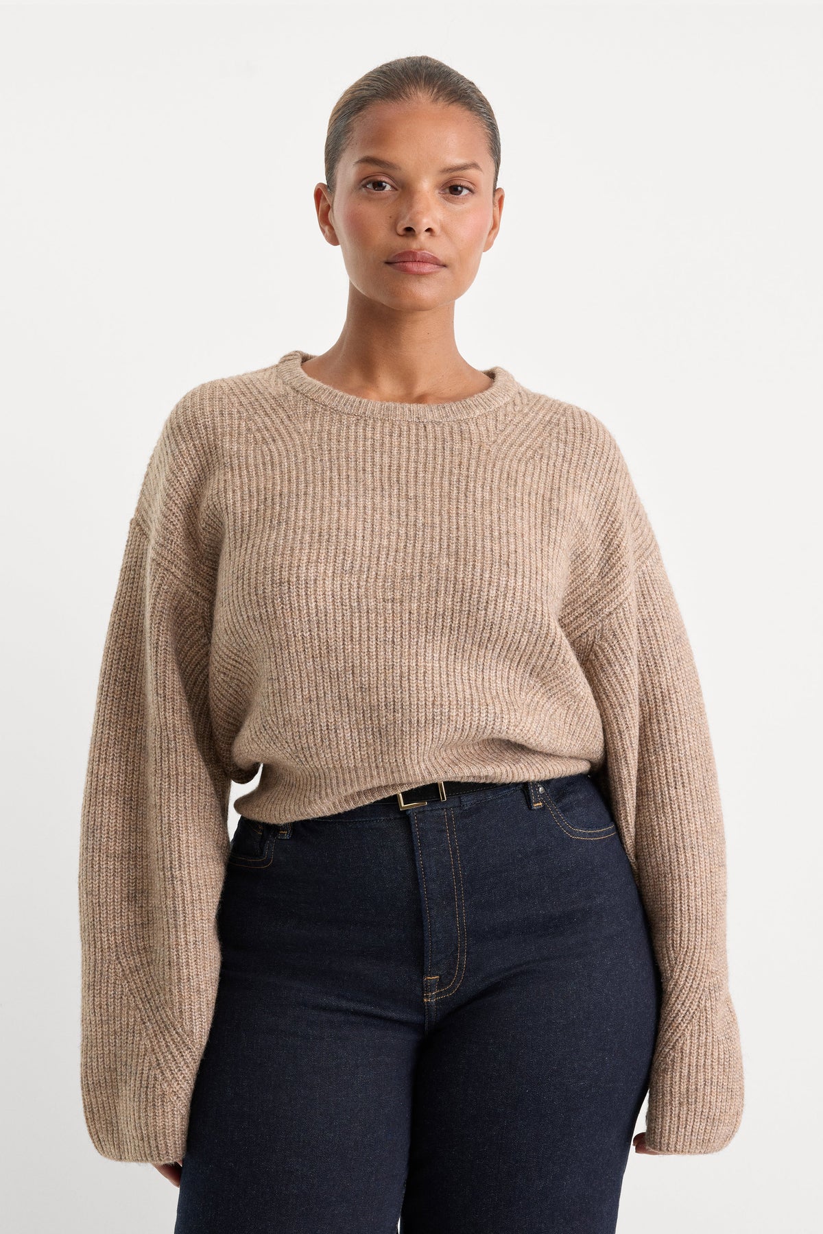 Premium THE CHUNKY KNIT SWEATER DUSK
