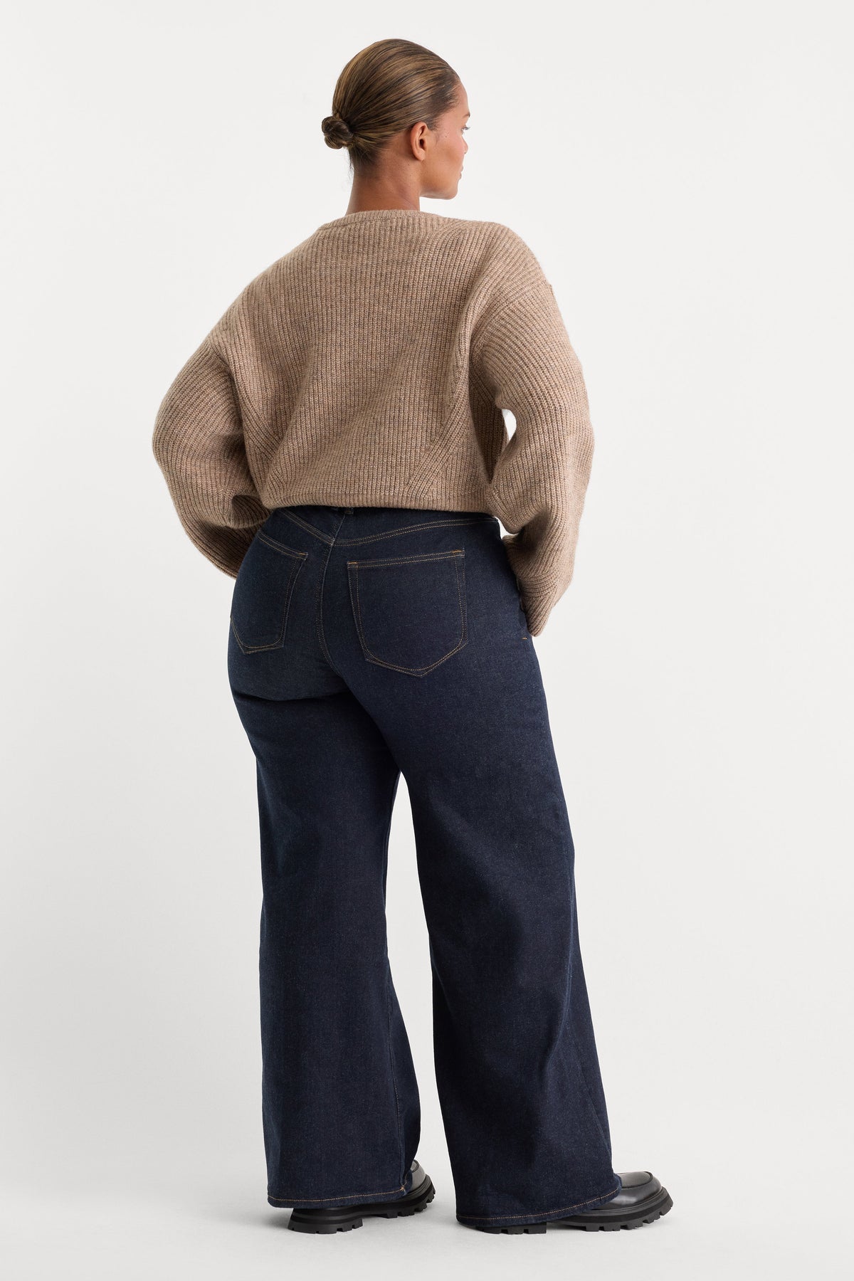 Premium ALWAYS FITS SLIM PALAZZO JEANS DENETHIC BLUE