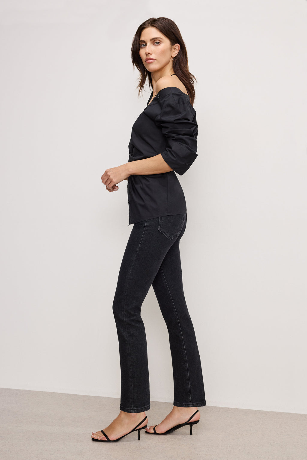 Premium GOOD LEGS STRAIGHT JEANS BLACK184