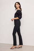 Premium GOOD LEGS STRAIGHT JEANS BLACK184