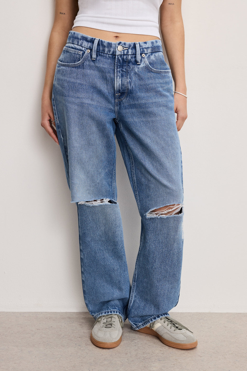 Premium GOOD PETITE 90S JEANS INDIGO893