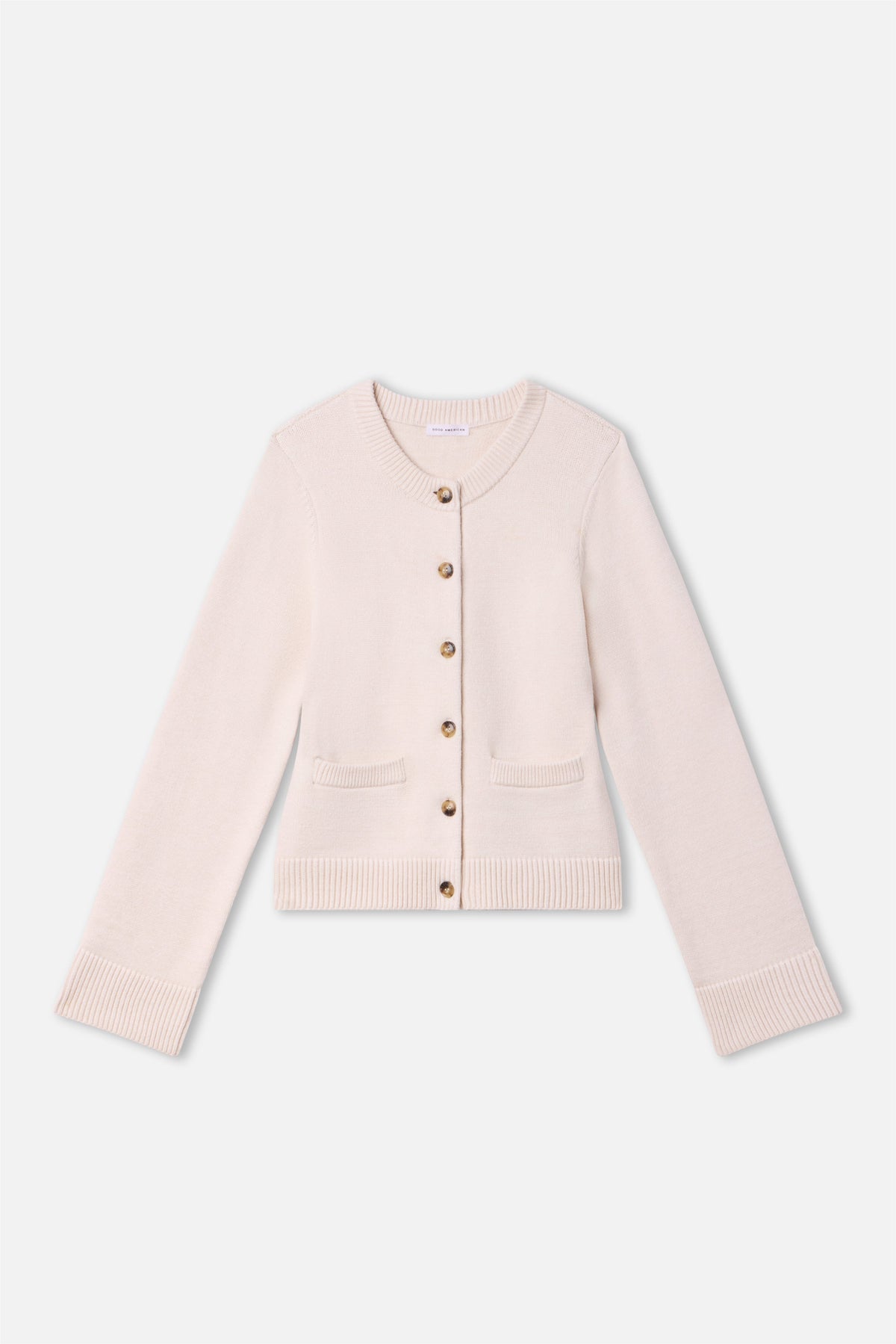 Premium BUTTON FRONT KNIT CARDIGAN VANILLA001