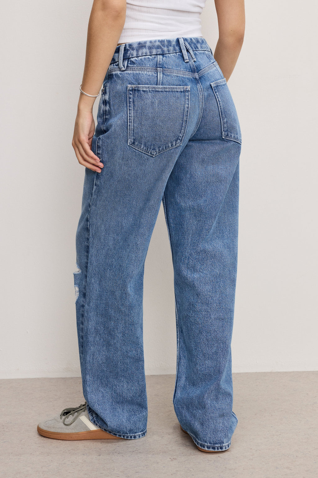 Premium GOOD PETITE 90S JEANS INDIGO893
