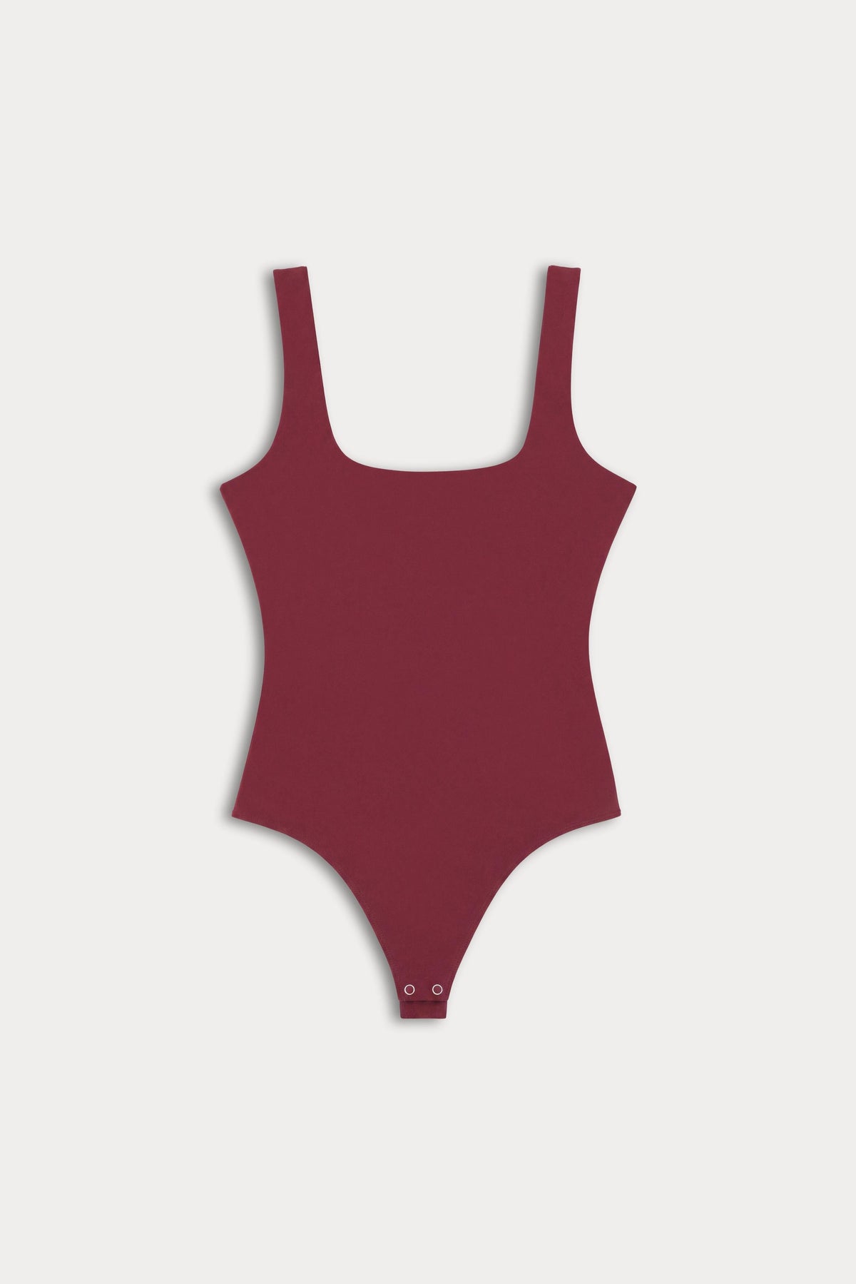 Premium THE SCULPTING MODERN TANK BODYSUIT BERRY NOIR