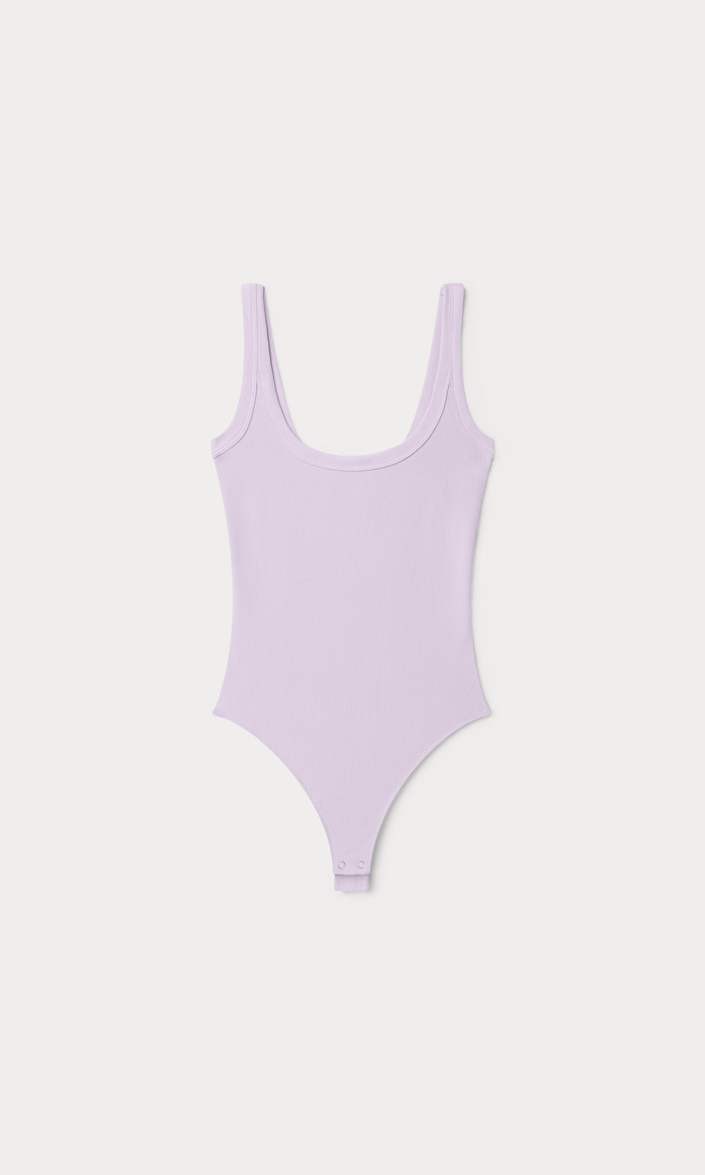 Premium MODAL RIB TANK BODYSUIT LIGHT LILAC