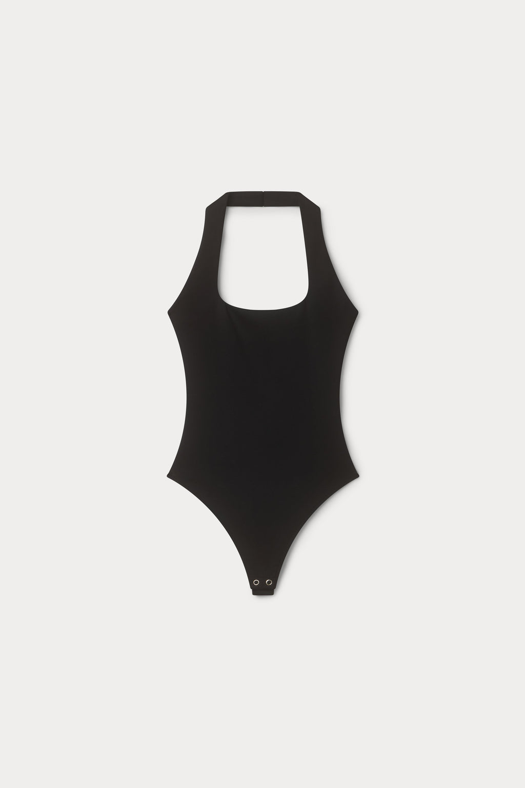 Premium SCULPTING HALTER SQUARE NECK BODYSUIT BLACK001