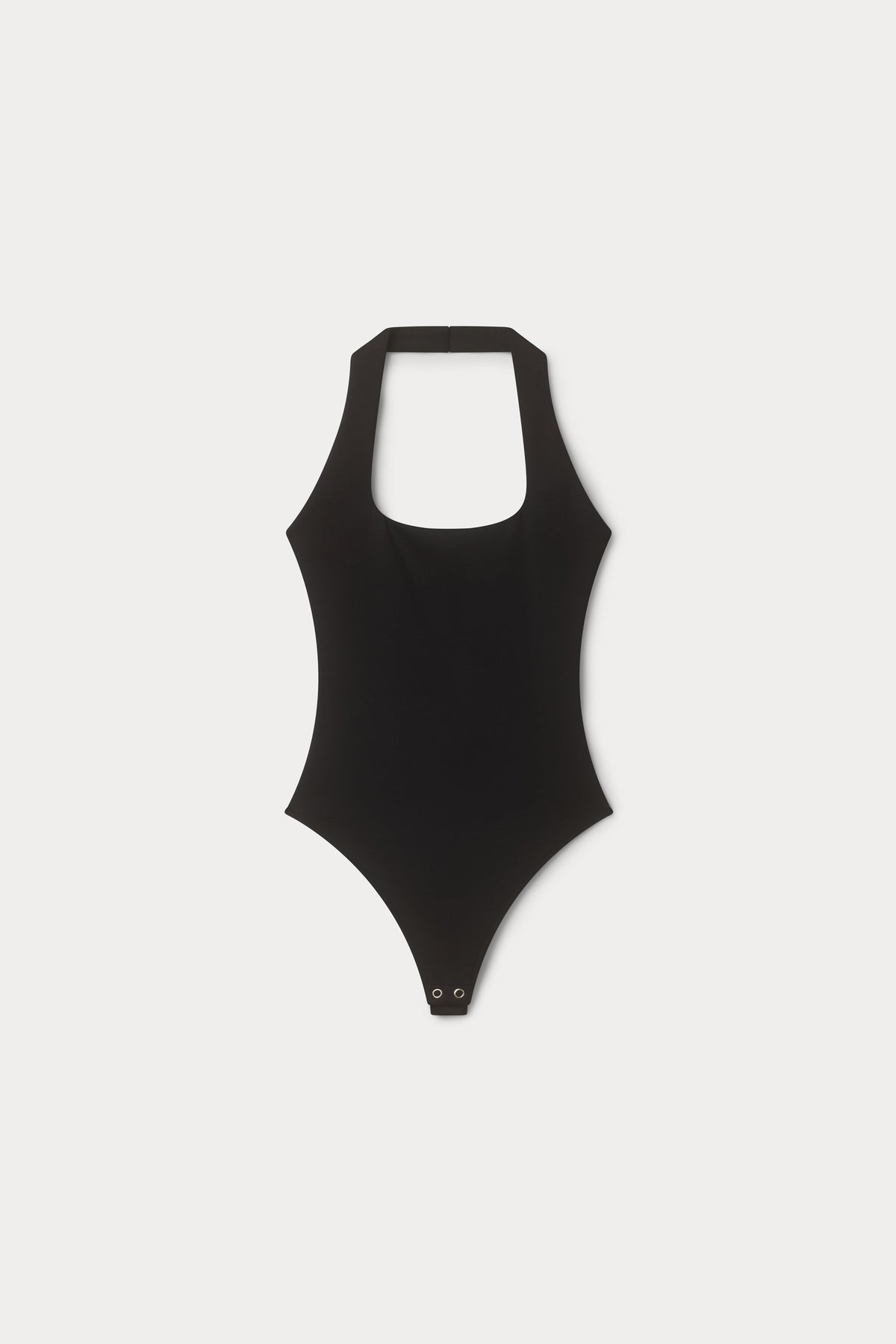 Premium SCULPTING HALTER SQUARE NECK BODYSUIT BLACK001