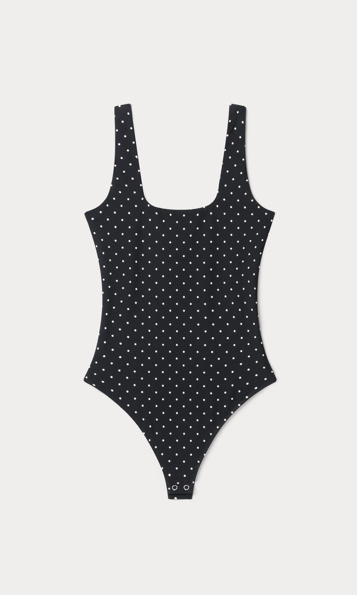 Premium THE WEIGHTLESS SCULPTING MODERN TANK BODYSUIT MINI DOT BLACK