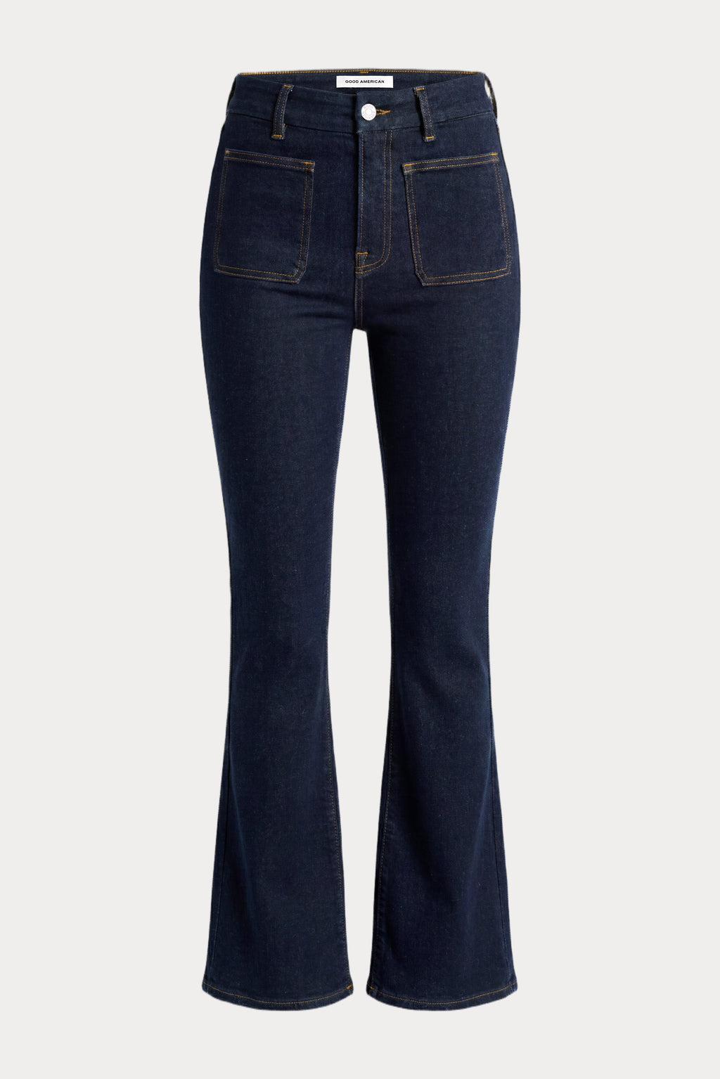 Premium ALWAYS FITS PATCH POCKET GOOD CLASSIC BOOTCUT JEANS DENETHICBLUE04