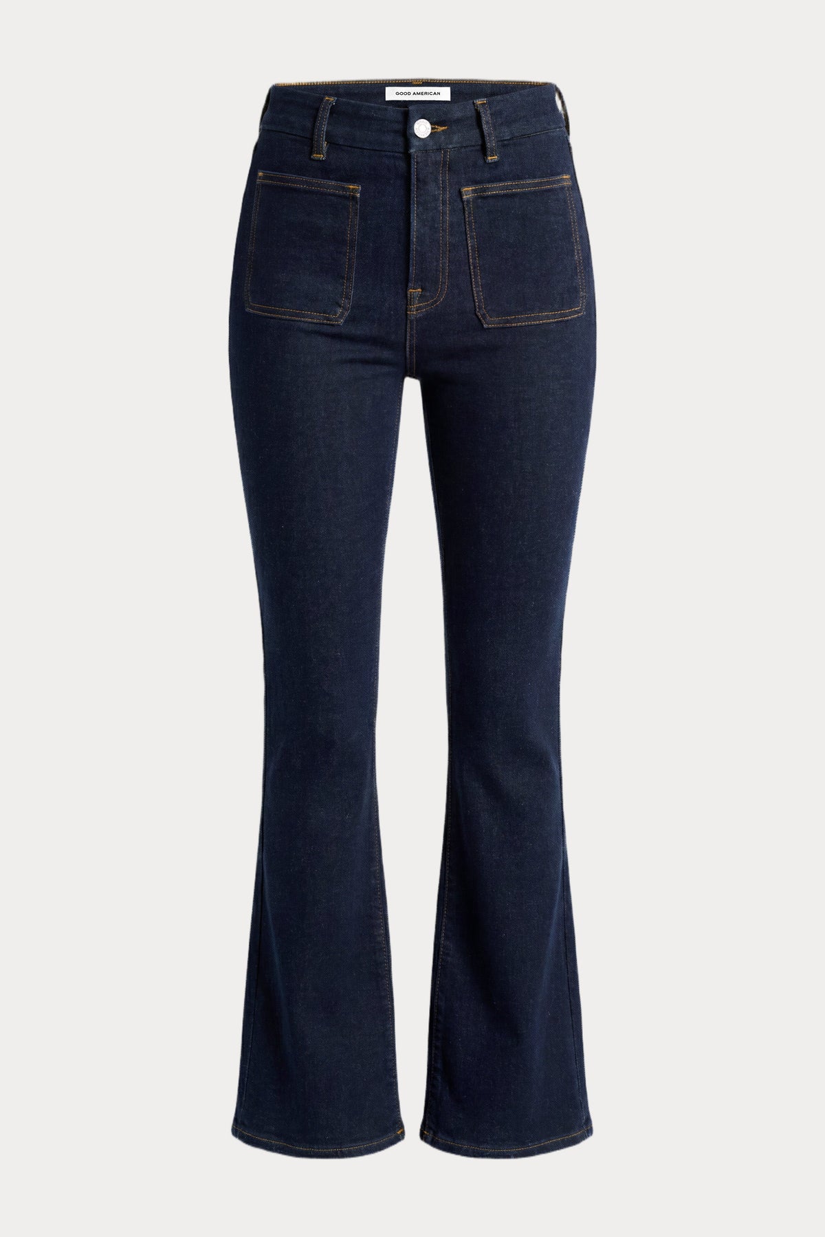 Premium ALWAYS FITS PATCH POCKET GOOD CLASSIC BOOTCUT JEANS DENETHICBLUE04