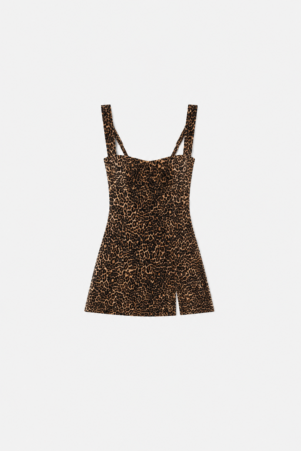 Premium VELVET MINI DRESS MINI LUCKY LEOPARD