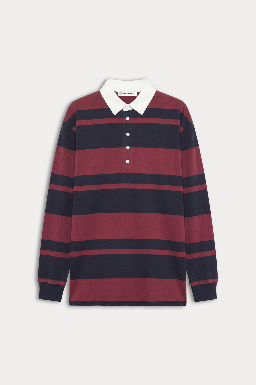 Premium THE KNIT RUGBY MINI DRESS NAVY BERRY CLUB STRIPE