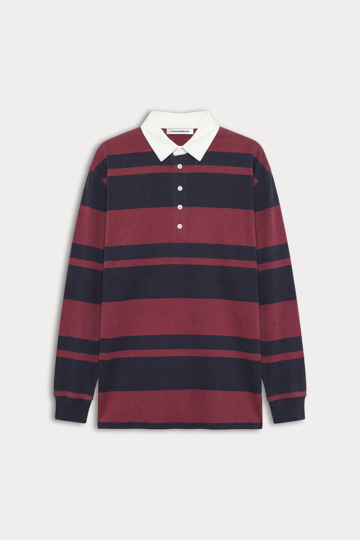 Premium THE KNIT RUGBY MINI DRESS NAVY BERRY CLUB STRIPE