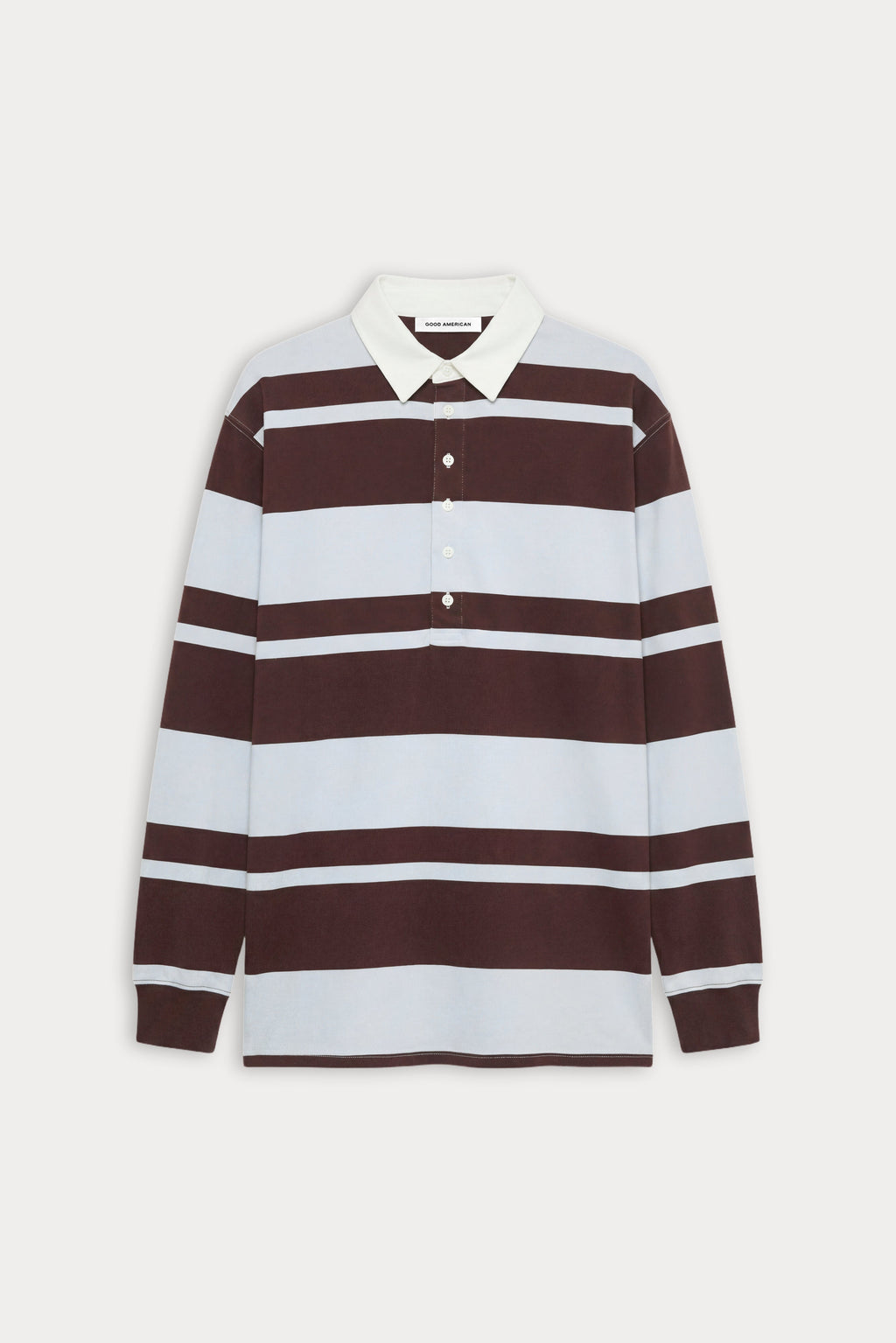 Premium THE KNIT RUGBY MINI DRESS SKY MOCHA CLUB STRIPE